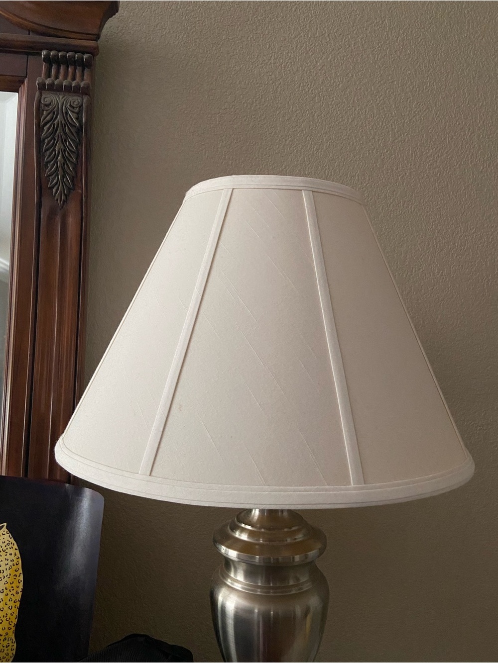 Neutral Cream Fabric Lamp Shade